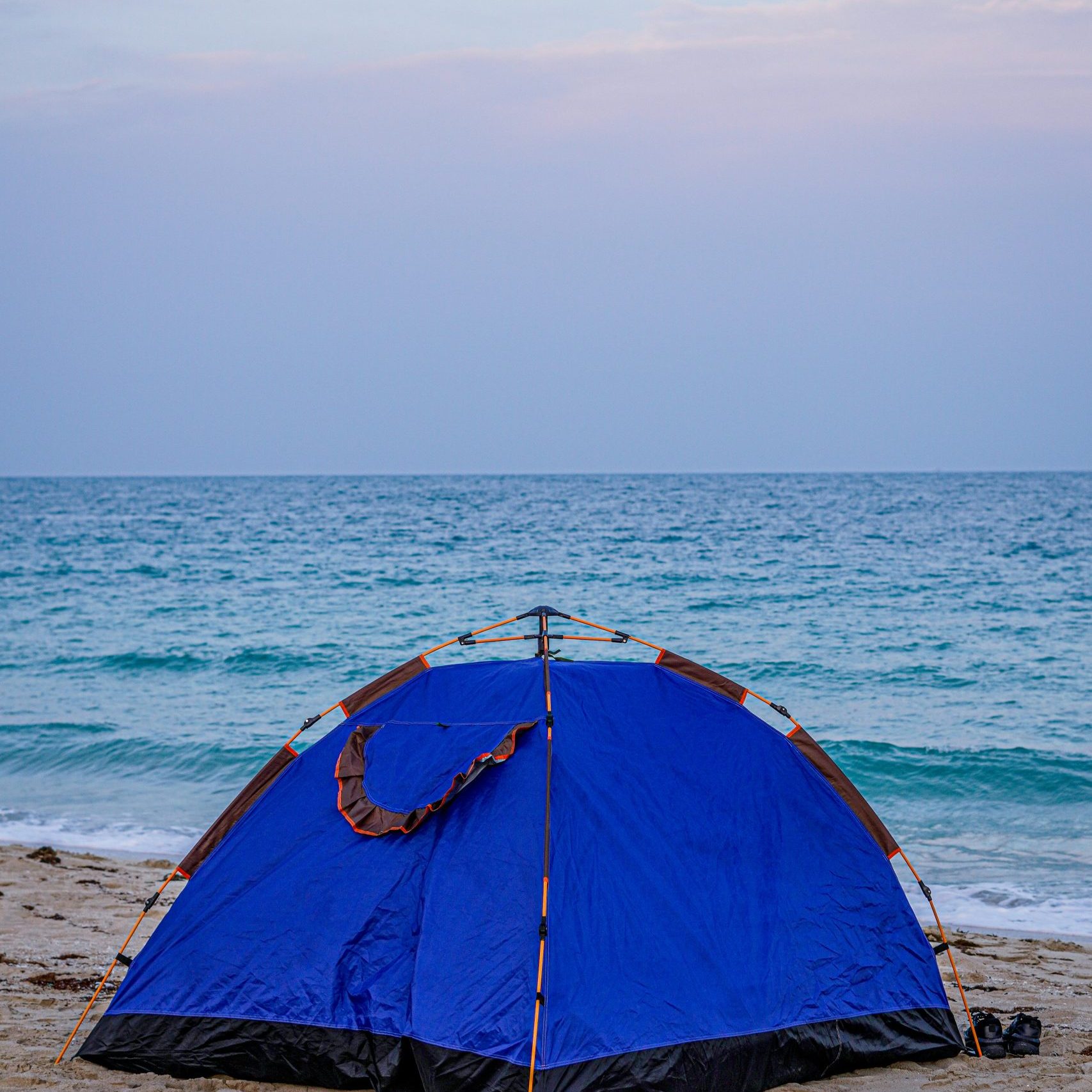 A tent next on the beach might not be solar on water but can still use it for multi-purpose